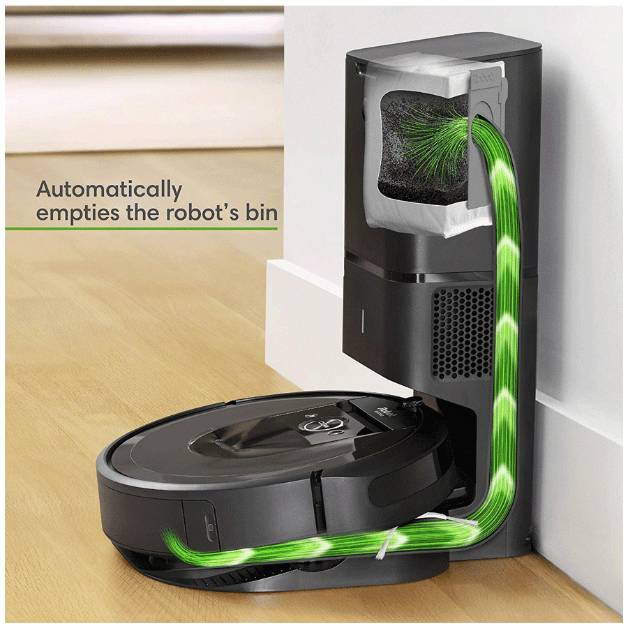 Buy iRobot Roomba Robotic Vacuum Cleaner (i7 Plus i7558, Black